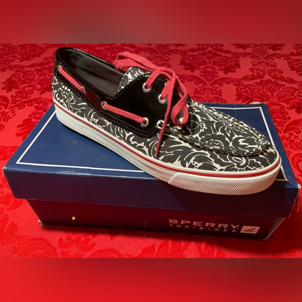 Sperry Top-Sider Biscayne Black/White Floral